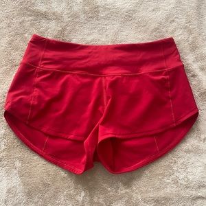 Lululemon speed up 2.5” shorts